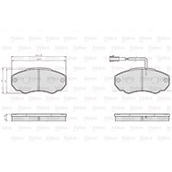 VALEO Brake Pads 872918 - Brake Pads