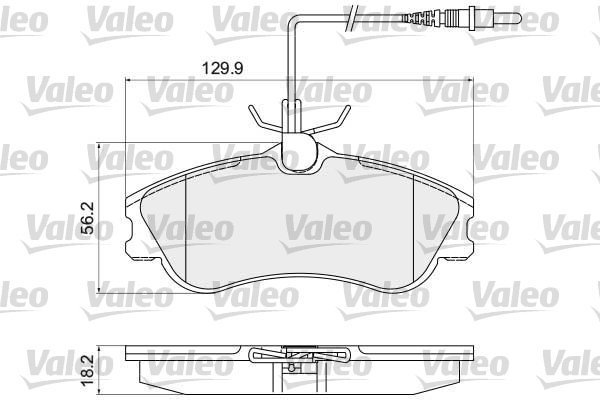 VALEO Brake Pads 872124 - Brake Pads