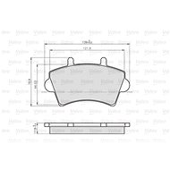 VALEO Brake Pads 872613 - Brake Pads