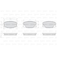 VALEO Brake Pads 872242 - Brake Pads