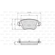 VALEO Brake Pads 872557 - Brake Pads