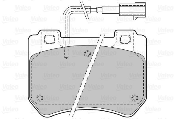 VALEO Brake Pads 601383 - Brake Pads