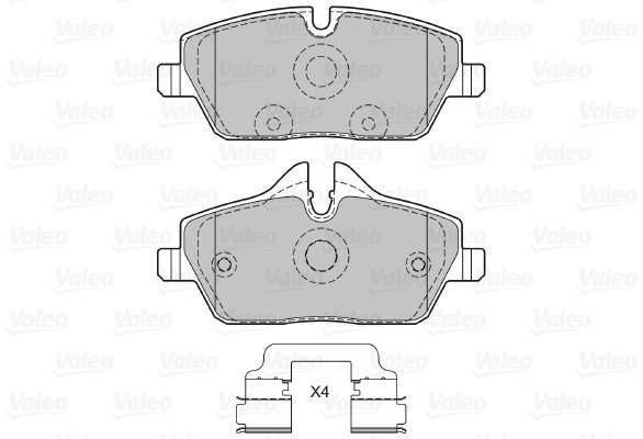 VALEO Brake Pads 601356 - Brake Pads