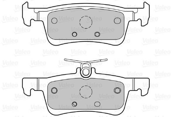 VALEO Brake Pads 601408 - Brake Pads