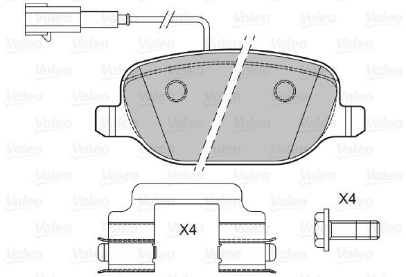 VALEO Brake Pads 601390 - Brake Pads