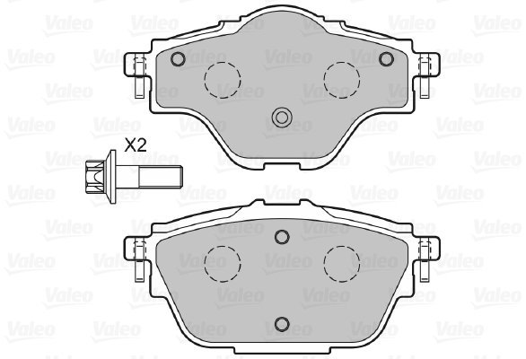 VALEO Brake Pads 601395 - Brake Pads