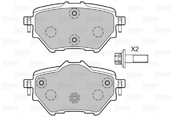VALEO Brake Pads 601396 - Brake Pads
