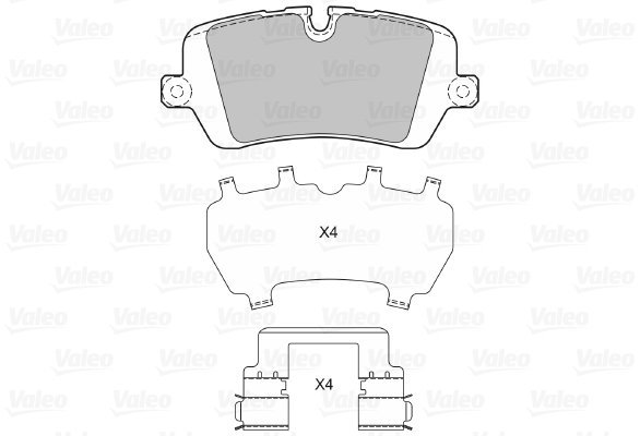 VALEO Brake Pads 601360 - Brake Pads