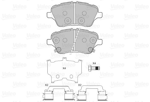 VALEO Brake Pads 601364 - Brake Pads