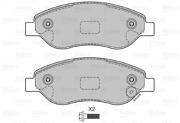 VALEO Brake Pads 601380 - Brake Pads