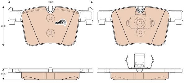 TRW Brake Pads GDB1942 - Brake Pads
