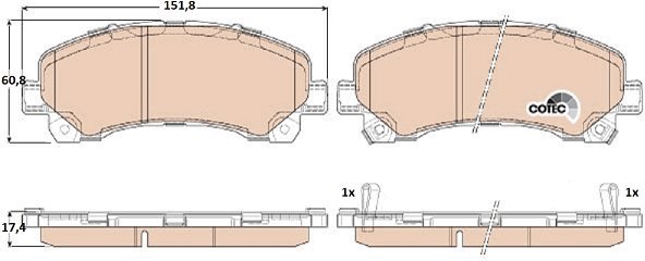 TRW Brake Pads GDB3545 - Brake Pads