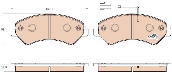 TRW Brake Pads GDB1982 - Brake Pads