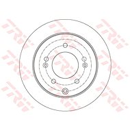 TRW Brake disc DF7819, set of 2 - Brake Disc