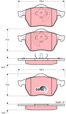 TRW Brake Pads GDB1275 - Brake Pads