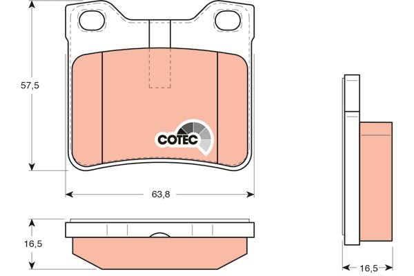 TRW Brake Pads GDB1276 - Brake Pads