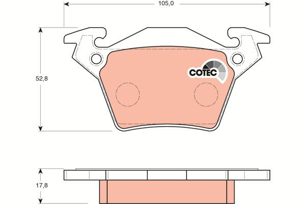 TRW Brake Pads GDB1408 - Brake Pads