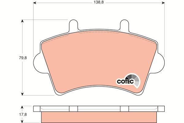 TRW Brake Pads GDB1442 - Brake Pads