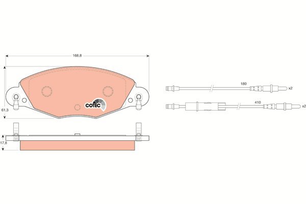 TRW Brake Pads GDB1449 - Brake Pads