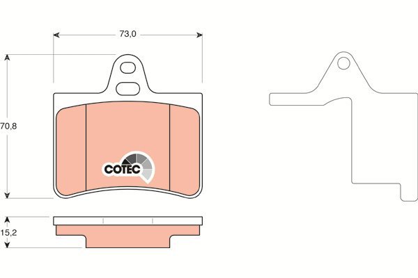 TRW Brake Pads GDB1450 - Brake Pads