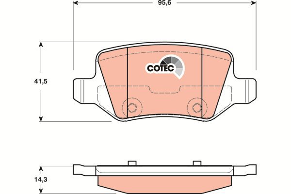 TRW Brake Pads GDB1481 - Brake Pads