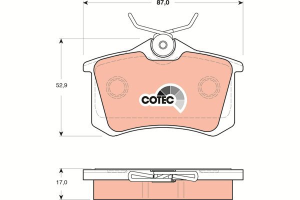 TRW Brake Pads GDB1504 - Brake Pads