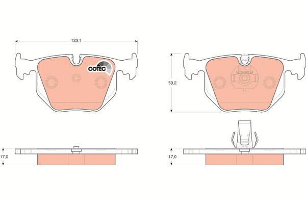 TRW Brake Pads GDB1530 - Brake Pads