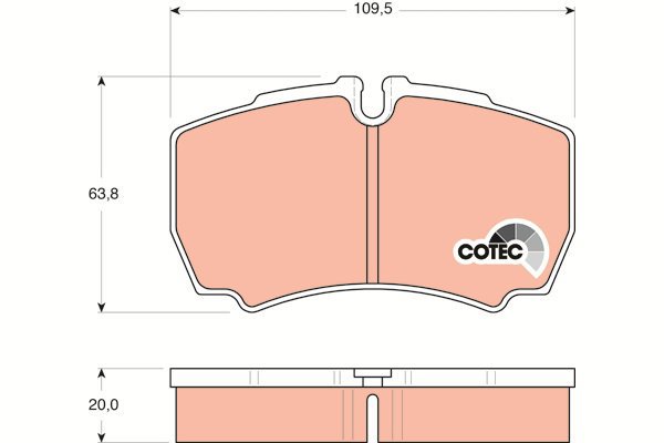 TRW Brake Pads GDB1535 - Brake Pads