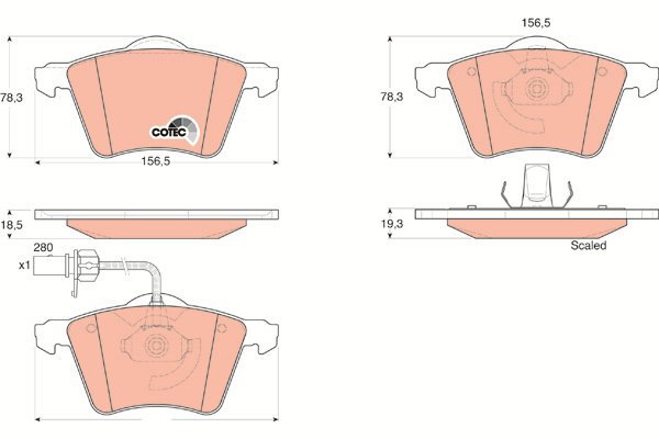 TRW Brake Pads GDB1538 - Brake Pads