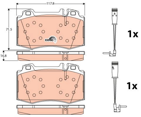 TRW Brake Pads GDB1543 - Brake Pads