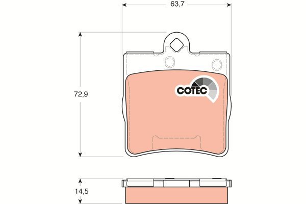 TRW Brake Pads GDB1545 - Brake Pads
