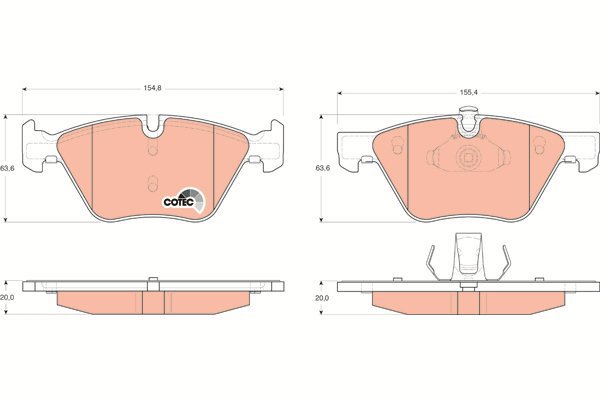 TRW Brake Pads GDB1559 - Brake Pads