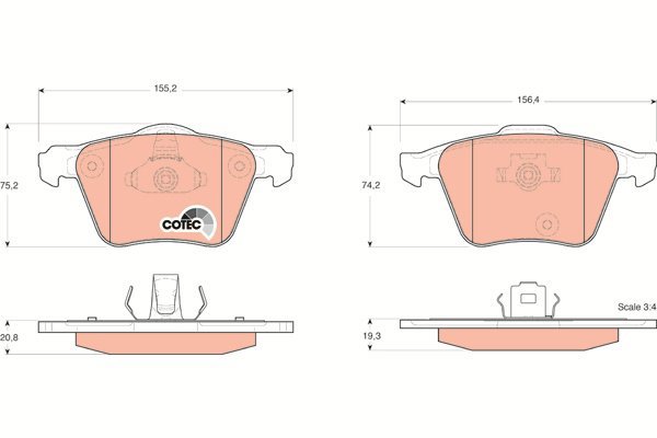 TRW Brake Pads GDB1565 - Brake Pads
