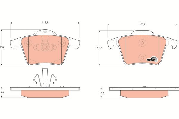 TRW Brake Pads GDB1566 - Brake Pads