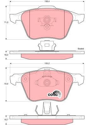 TRW Brake Pads GDB1576 - Brake Pads