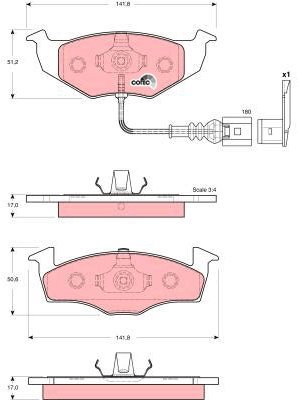 TRW Brake Pads GDB1586 - Brake Pads