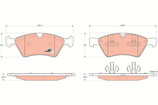 TRW Brake Pads GDB1642 - Brake Pads