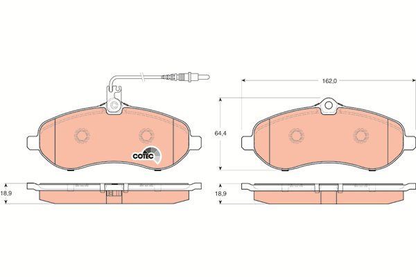TRW Brake Pads GDB1719 - Brake Pads