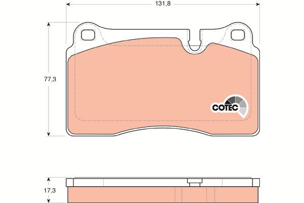 TRW Brake Pads GDB1743 - Brake Pads
