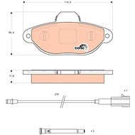 TRW Brake Pads GDB1745 - Brake Pads