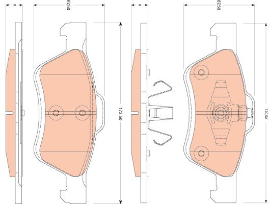 TRW Brake Pads GDB1752 - Brake Pads