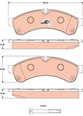 TRW Brake Pads GDB1780 - Brake Pads