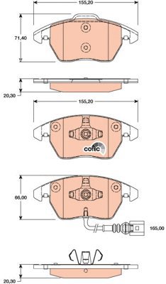 TRW Brake Pads GDB1807 - Brake Pads