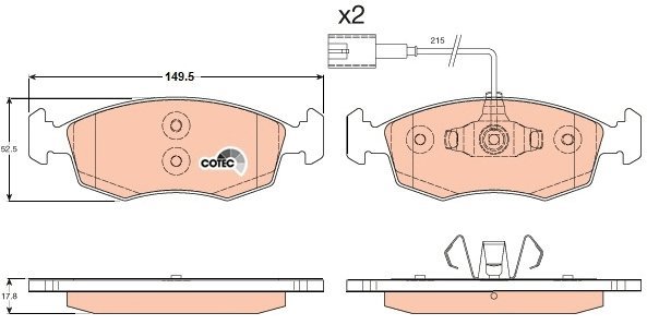 TRW Brake Pads GDB1900 - Brake Pads