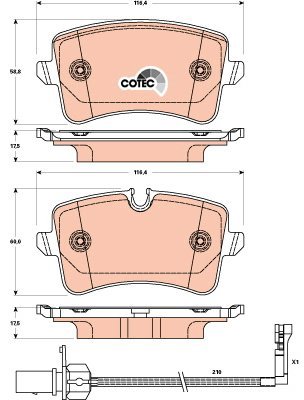 TRW Brake Pads GDB1902 - Brake Pads