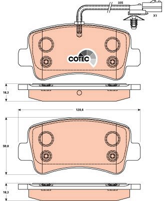 TRW Brake Pads GDB1903 - Brake Pads
