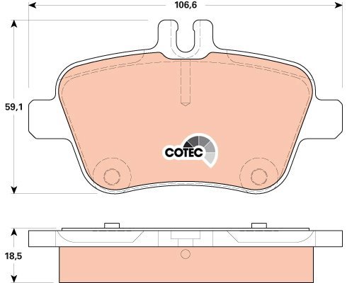 TRW Brake Pads GDB1920 - Brake Pads