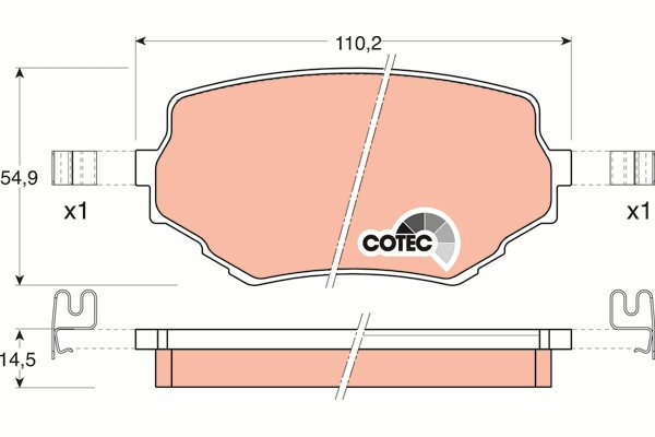TRW Brake Pads GDB3132 - Brake Pads
