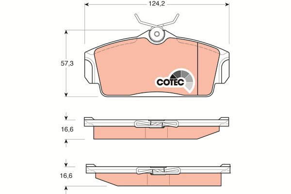 TRW Brake Pads GDB3168 - Brake Pads