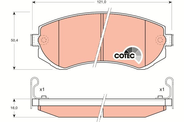 TRW Brake Pads GDB3208 - Brake Pads
